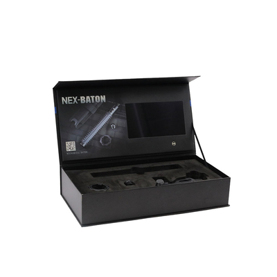 ODM LCD Video Box Gift ، 7 Inch Video Presentation Box الطباعة الرقمية لشهادة ROHS